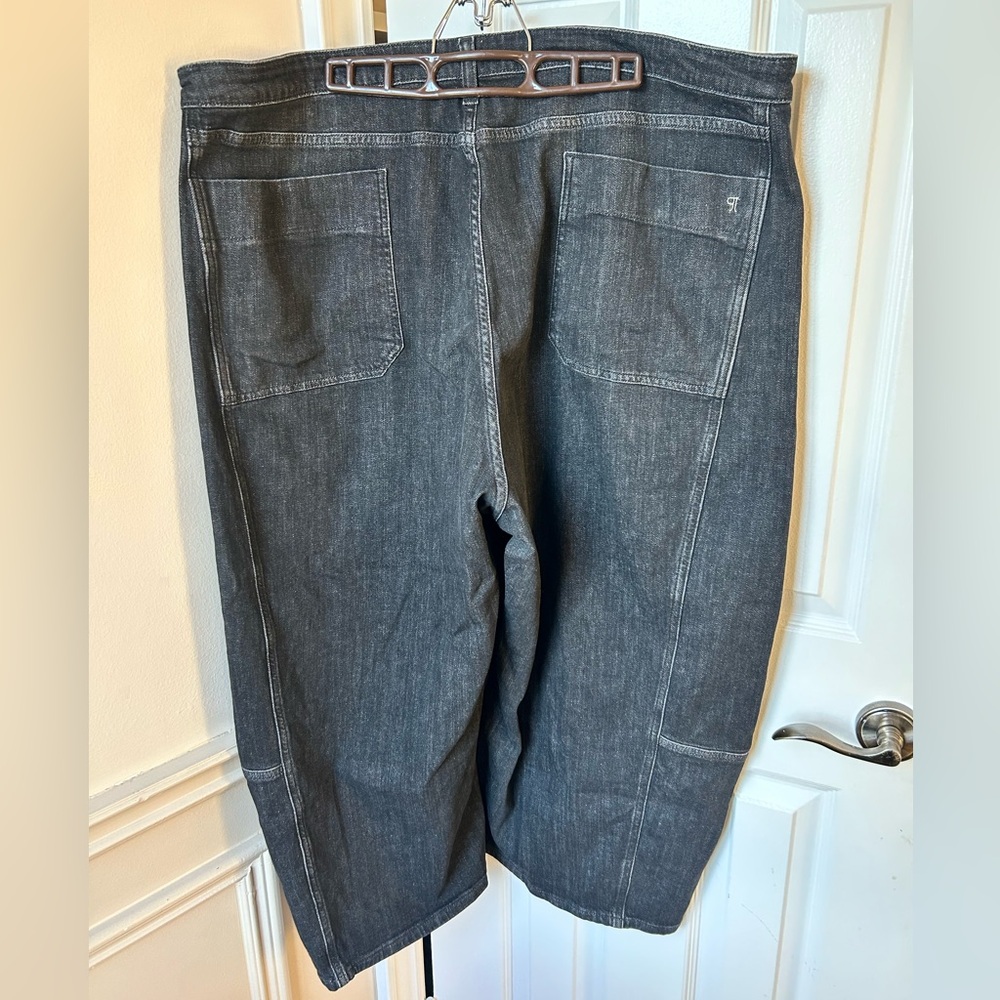 Pilcro The Kenna Mid-Rise Heritage Barrel Jeans Carbon - Picture 2 of 9